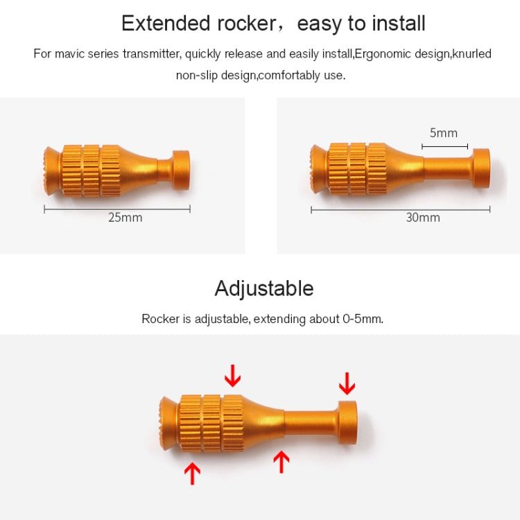 STARTRC 1106055 Drone Remote Control Retractable Adjustment Aluminum Alloy Rocker for DJI Mavic 2 Pro/Air/Mini, For DJI Mavic 2 Pro
