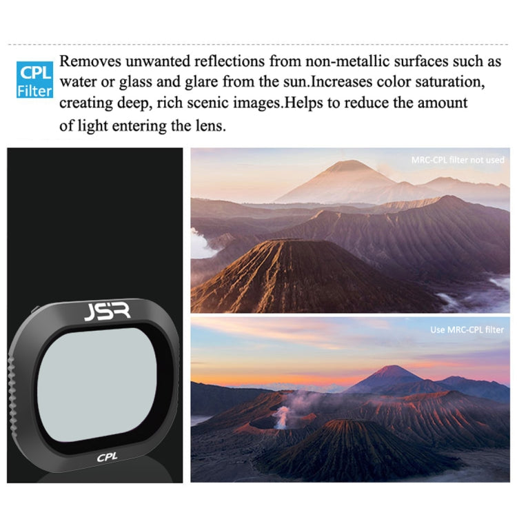 JSR Drone CPL Lens Filter for DJI MAVIC 2 Pro, CPL Filter