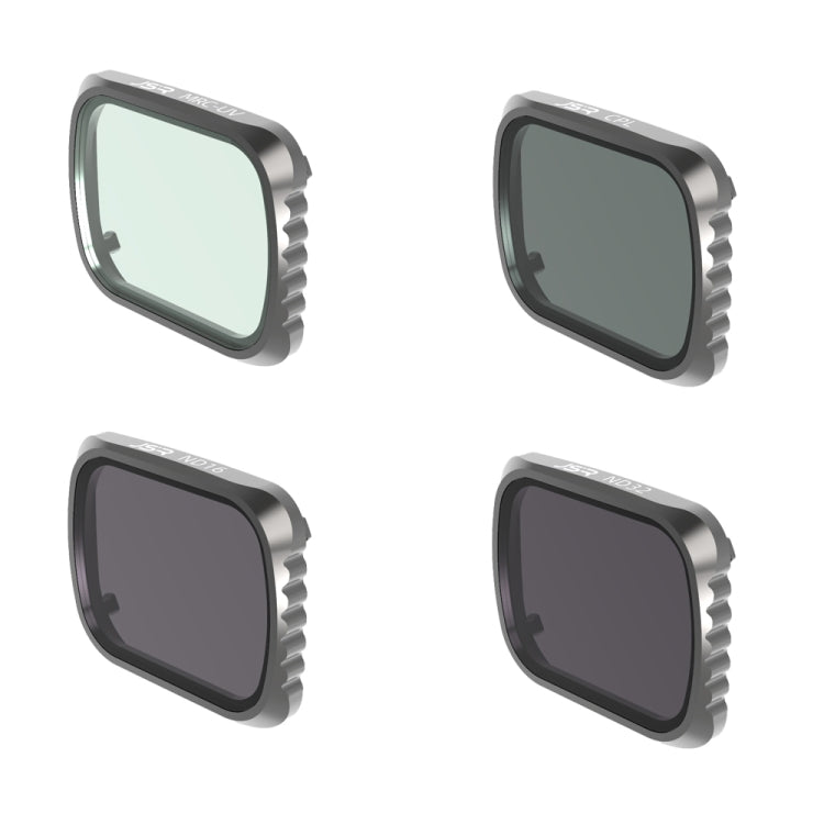 JSR KS 4 in 1 UV + CPL + ND16 + ND32 Lens Filter for DJI Air 2S, Aluminum Frame, UV + CPL + ND16 + ND32
