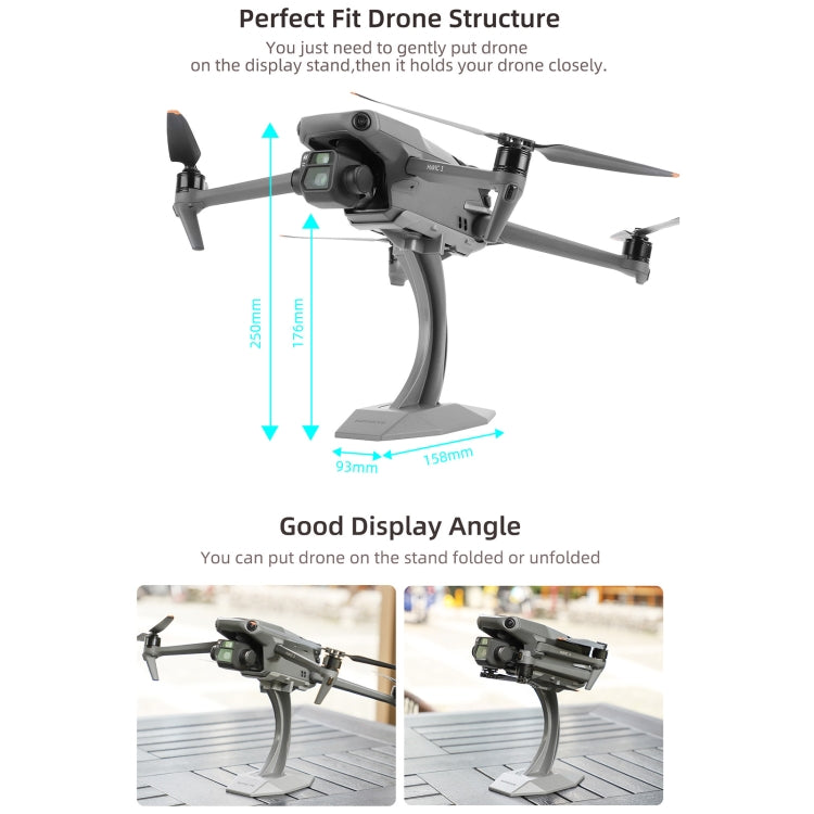 For DJI Mavic 3 / Mavic 2 / Mavic Pro Sunnylife ZJ566 Drone Bracket Desktop Display Stand, ZJ566(Grey)