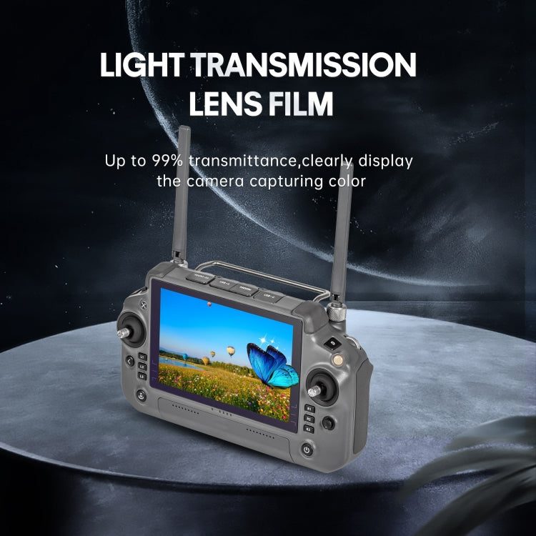 For DJI RC Plus with Screen STARTRC 2pcs Frosted Purple Eye Protection Explosion-proof Tempered Glass Film, For DJI RC Plus with Screen(2pcs)