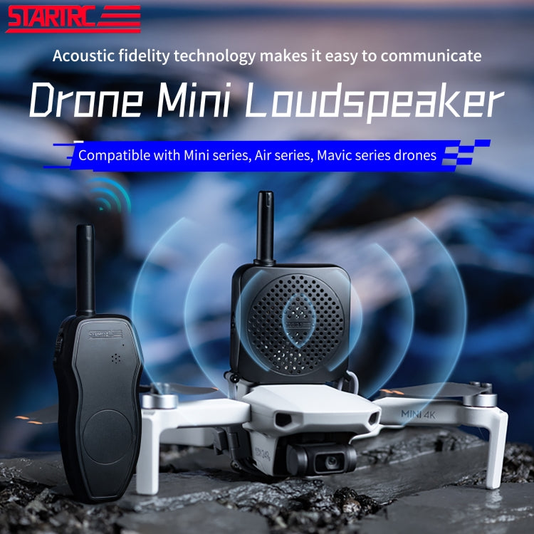 STARTRC Drone Megaphone Wireless Portable Speaker 1KM Control for DJI Mavic / Air / Mini Series, 1KM Control