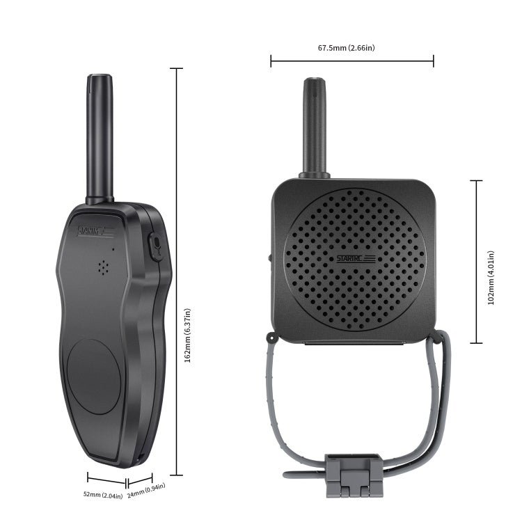 STARTRC Drone Megaphone Wireless Portable Speaker 1KM Control for DJI Mavic / Air / Mini Series, 1KM Control