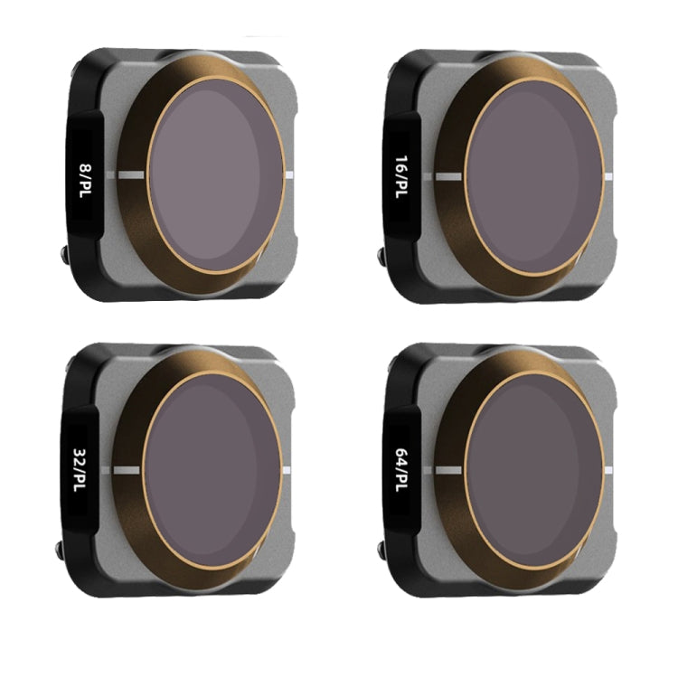 JSR Drone 4 in 1 ND8-PL+ND16-PL+ND32-PL+ND64-PL Lens Filter for DJI MAVIC Air 2, ND8PL+ND16PL+ND32PL+ND64PL