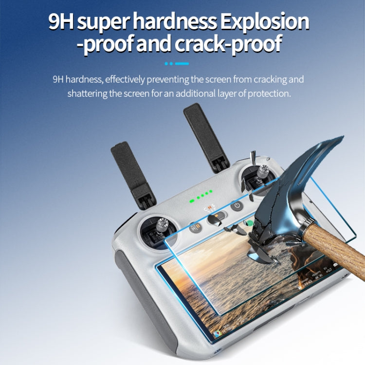 For DJI RC / RC2 STARTRC Easy Install 2pcs Tempered Glass Film, For DJI RC / RC2 with Easy Install