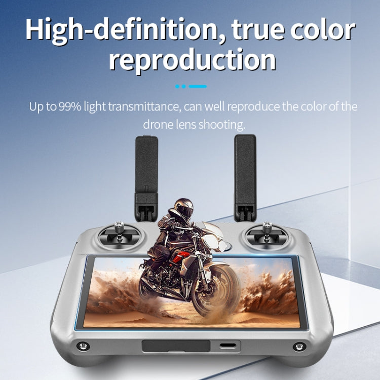 For DJI RC / RC2 STARTRC Easy Install 2pcs Tempered Glass Film, For DJI RC / RC2 with Easy Install