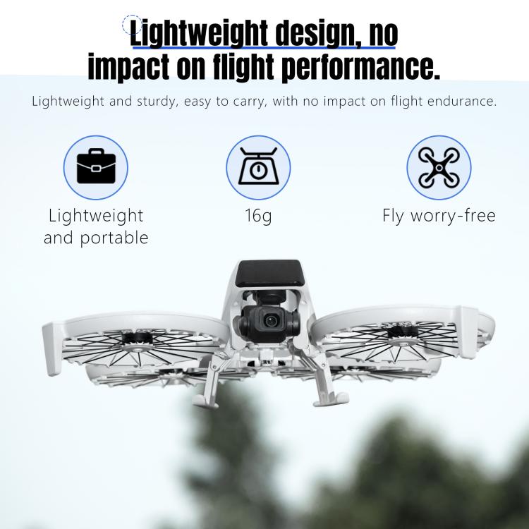 For DJI Flip STARTRC Folding Anti-fall Anti-dirt Heightened Landing Gear Training Rack, For DJI Flip