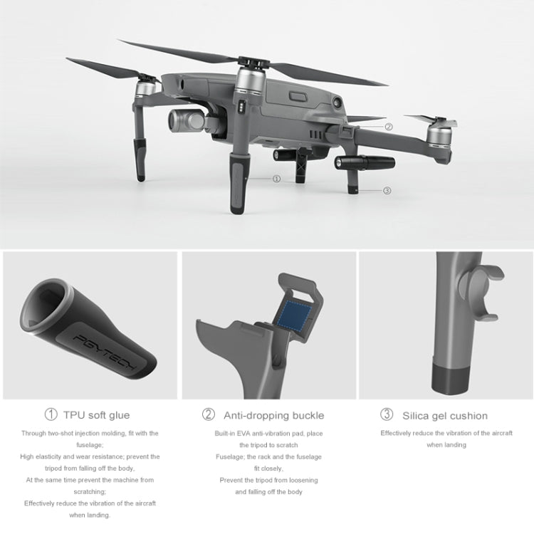 PGYTECH P-HA-037 Shock Absorption Landing High Stand for DJI Mavic 2, P-HA-037 For DJI Mavic 2