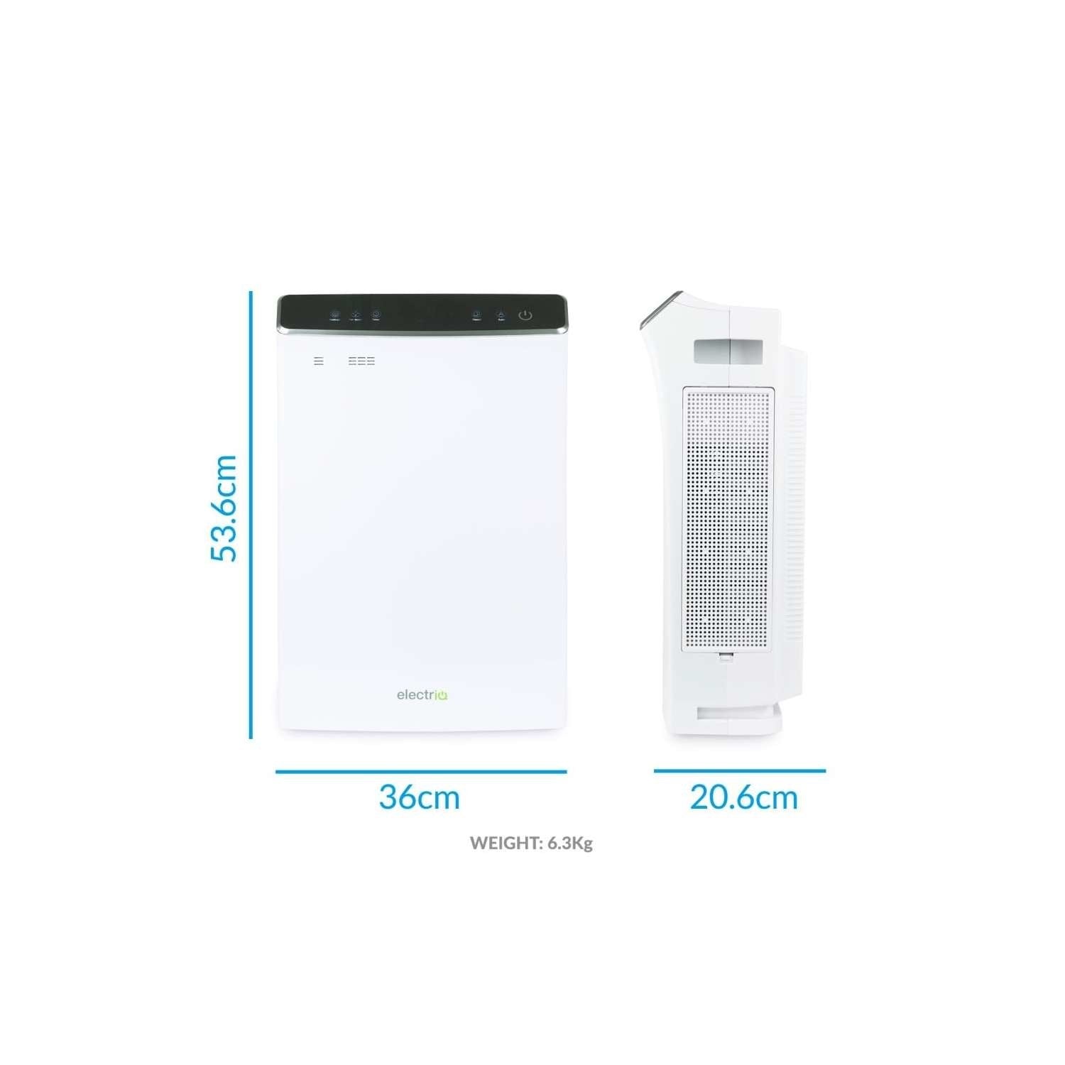 electriQ 5 Stage True HEPA UV PM2.5 Smart Air Purifier with Aroma Diffuser