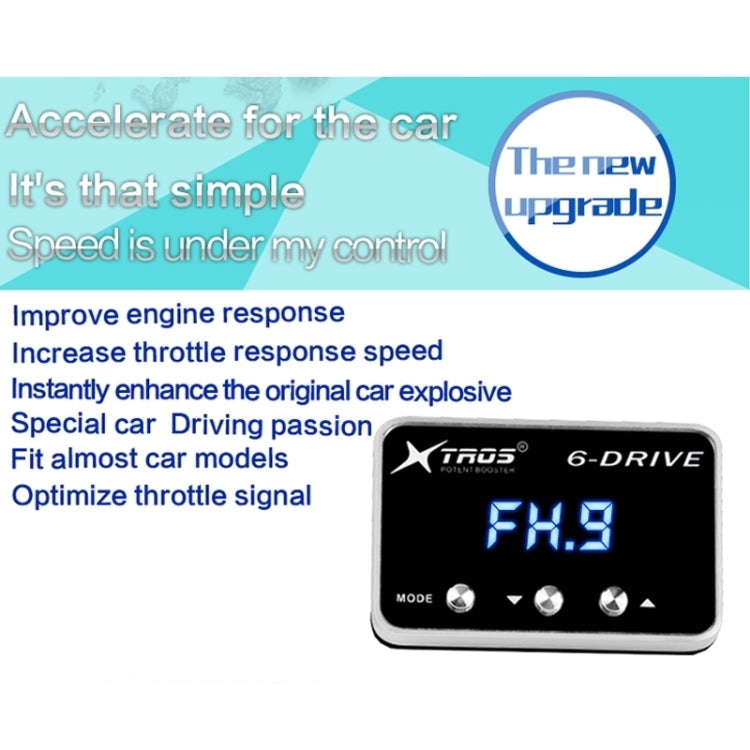 TROS TS-6Drive Potent Booster Electronic Throttle Controller, For Hyundai Veloster 2019-