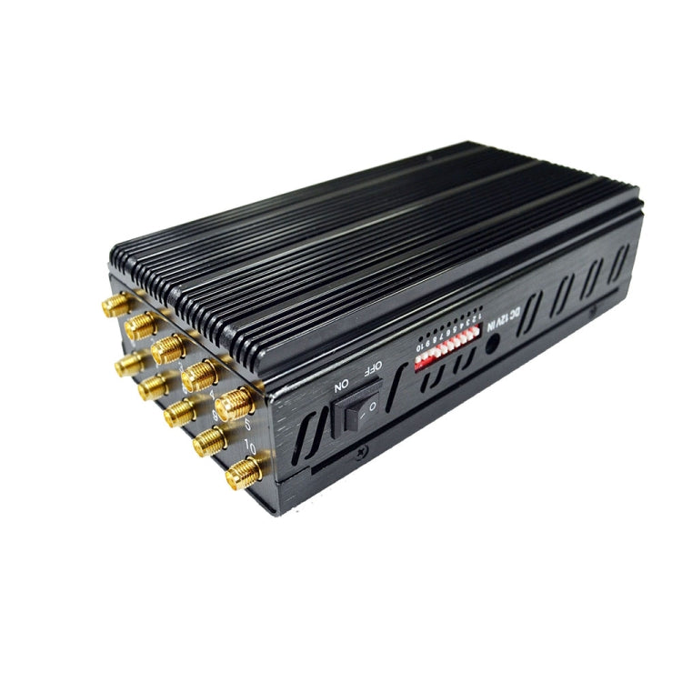 JAX-121A-10B 2G/3G/4G/WIFI/GPS/LOJACK 10 Antennas Mobile Signal Jammer