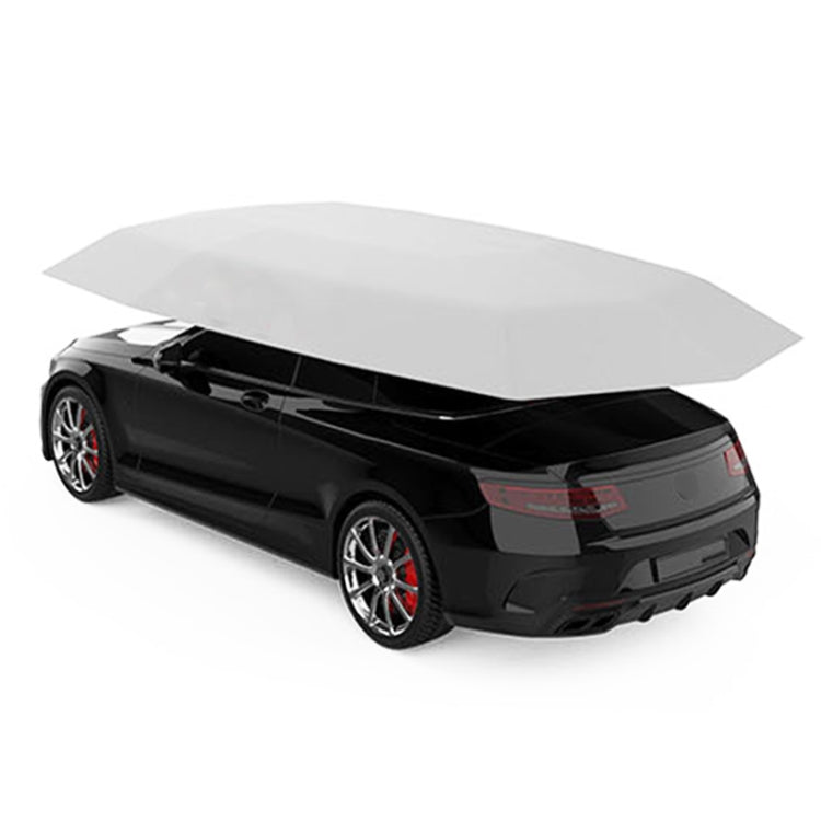 Semi-automatic Awning Tent Car Smart Insulated Cover Outdoor Waterproof Folded Portable Canopy Cover Shelter, 4.9 x 2.3m(Semi-automatic)