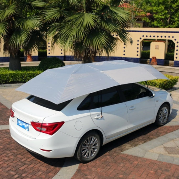 Semi-automatic Awning Tent Car Smart Insulated Cover Outdoor Waterproof Folded Portable Canopy Cover Shelter, 4.9 x 2.3m(Semi-automatic)