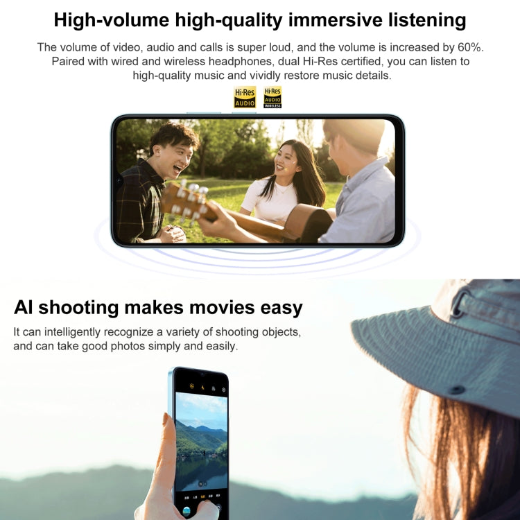Honor Play 40S 5G, 6.56 inch MagicOS 7.1 Snapdragon 480 Plus Octa Core up to 2.2GHz, Network: 5G, Not Support Google Play, 4GB+128GB