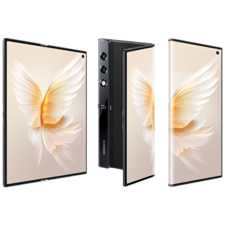 Honor V Purse 5G, Side Fingerprint, 7.71 inch + 6.45 inch MagicOS 7.2 Qualcomm Snapdragon 778G Octa Core, Network: 5G, OTG, NFC, Not Support Google Play, 16GB+256GB, 16GB+512GB