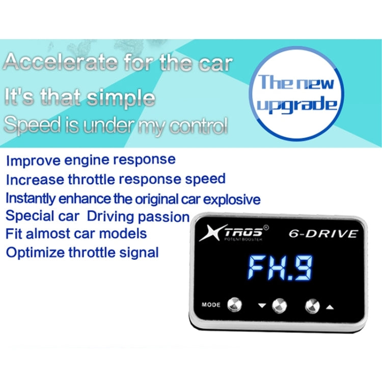 TROS TS-6Drive Potent Booster Electronic Throttle Controller, For Nissan March 2007-2020, For Toyota Vellfire 2008-2020, For Toyota Voxy 2008-2020