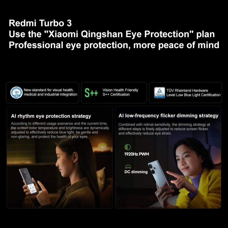Xiaomi Redmi Turbo 3, 6.67 inch Xiaomi HyperOS Snapdragon 8s Gen 3 Octa Core 3.0GHz, NFC, Network: 5G, Support Google Play