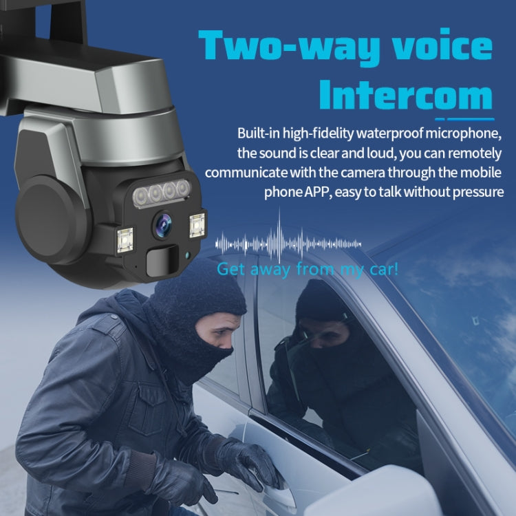 CF-Q812ES 5MP Two-way Voice Outdoor IP66 Waterproof WiFi Camera, US Plug, UK Plug, AU Plug, EU Plug