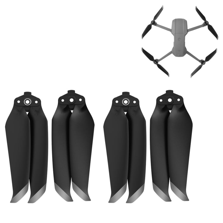 Sunnylife 7238F-1 For DJI Mavic Air 2 Low Noise Quick-release Propellers, For DJI Mavic Air 2 Gold, For DJI Mavic Air 2 Silver, 2 Pairs