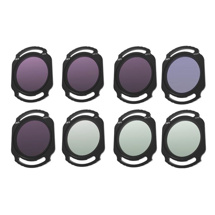 For DJI O4 Air Unit Pro / Avata 2 JSR YB Series Camera Lens Filter, MCUV, CPL, ND8, ND16, ND32, ND64, ND256, ND8PL, ND16PL, ND32PL, ND64PL, NIGHT, STAR, MCUV x 2, MCUV x 3, 3 in 1 CPL ND8/16, 4 in 1 ND, 4 in 1 NDPL, 6 in 1 ND8-64 UV CPL����������������...