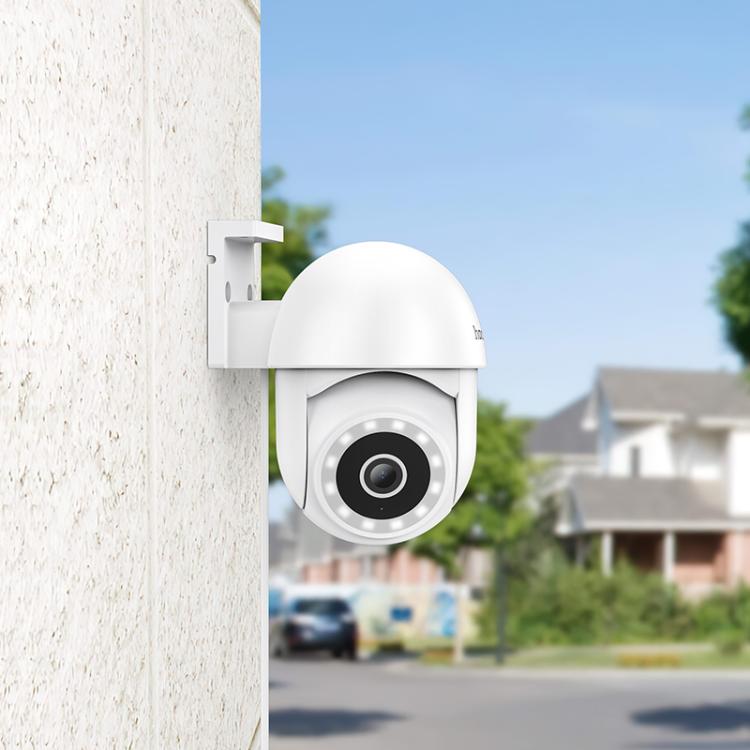 hoco D2 3MP 2.4G WiFi IP65 Outdoor PTZ HD Camera, D2