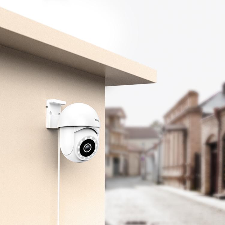 hoco D2 3MP 2.4G WiFi IP65 Outdoor PTZ HD Camera, D2