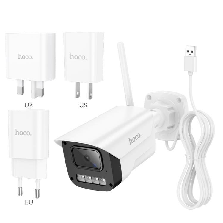 hoco D4 2MP 2.4G WiFi IP65 Outdoor HD Bullet Camera, D4
