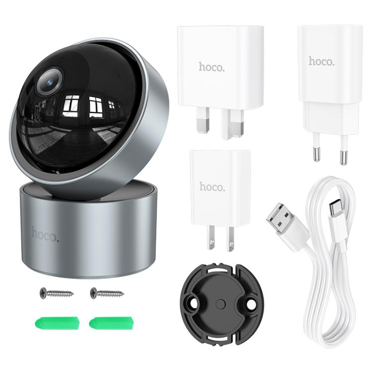 hoco D5 3MP 2.4G WiFi IP54 Indoor PTZ HD Camera, D5