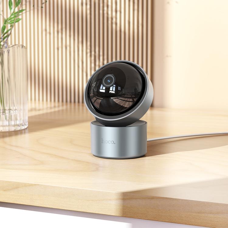 hoco D5 3MP 2.4G WiFi IP54 Indoor PTZ HD Camera, D5