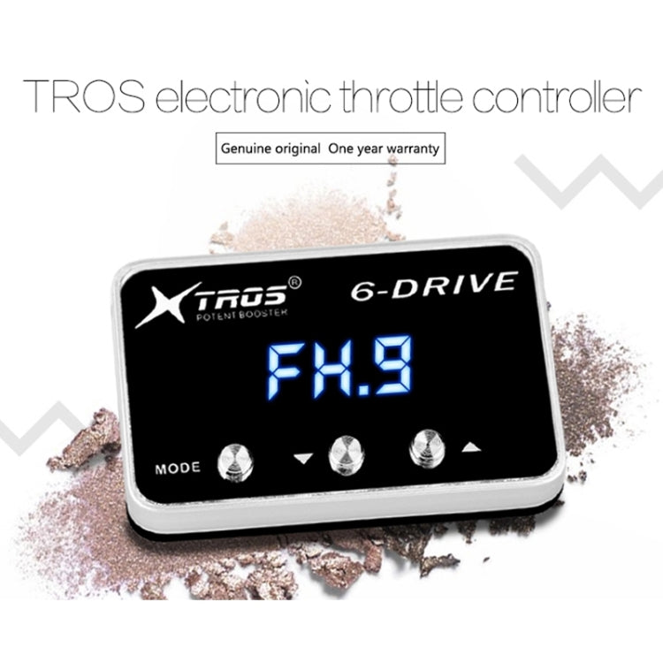TROS TS-6Drive Potent Booster Electronic Throttle Controller, For Peugeot 206 2009+, For Peugeot 207 2009+, For Peugeot 208 2012+, For Peugeot 2008 2013+, For Peugeot 3008 2010+, For Peugeot 308 2009-2013, For Peugeot 407 2008+, For Peugeot Boxer 2011+...