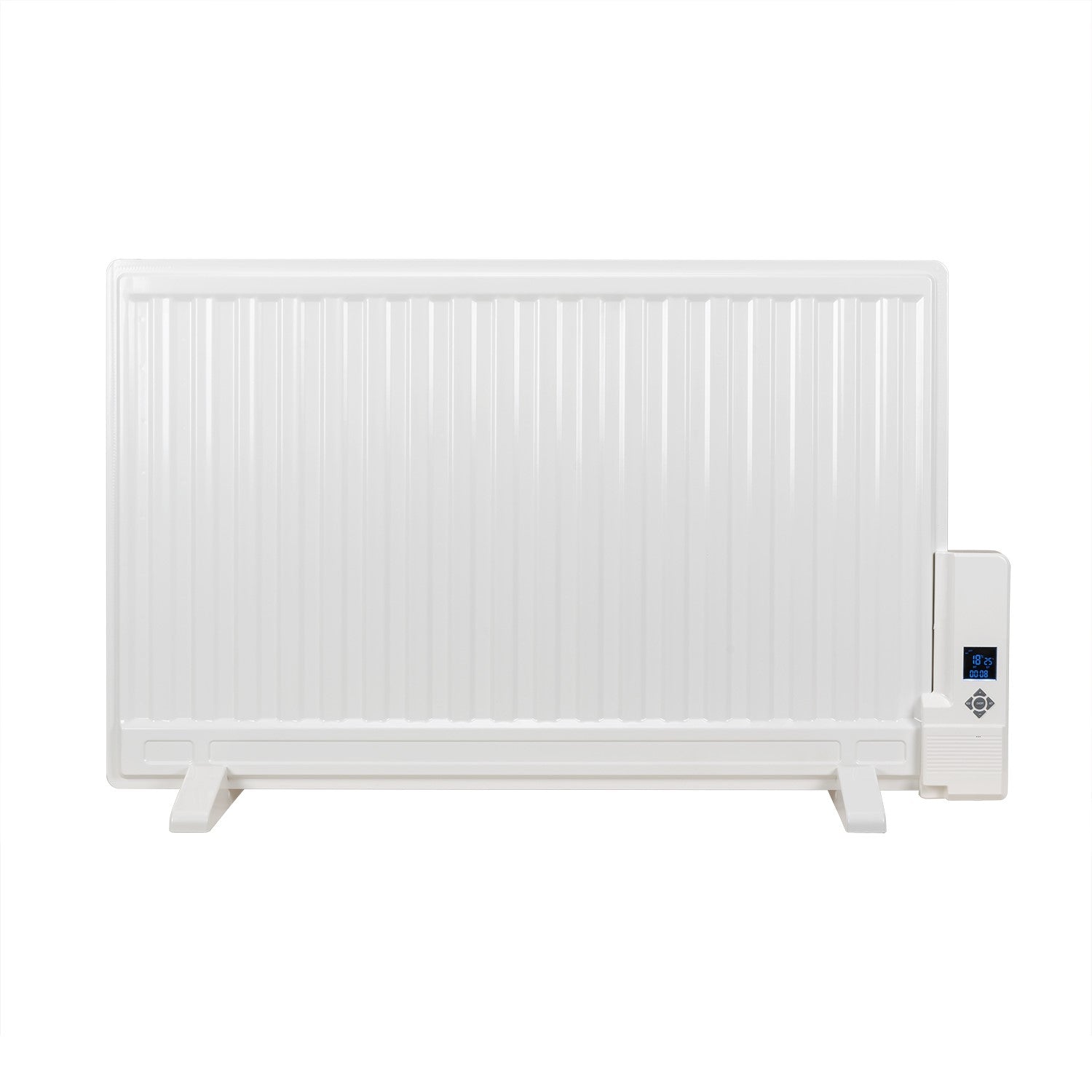 electriQ 800W Slim Wall Mounted Oil Filled Radiator - White