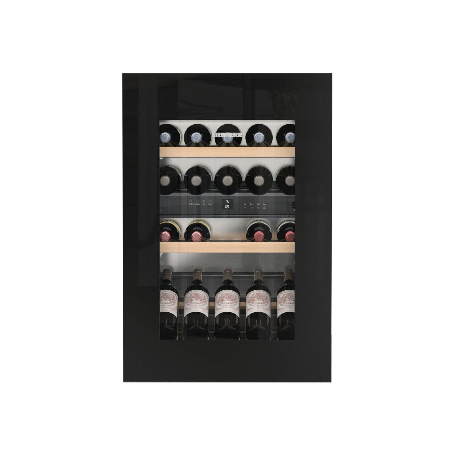 Liebherr Vinidor Dual Zone 33 Bottle Built-in Wine Cabinet - Black