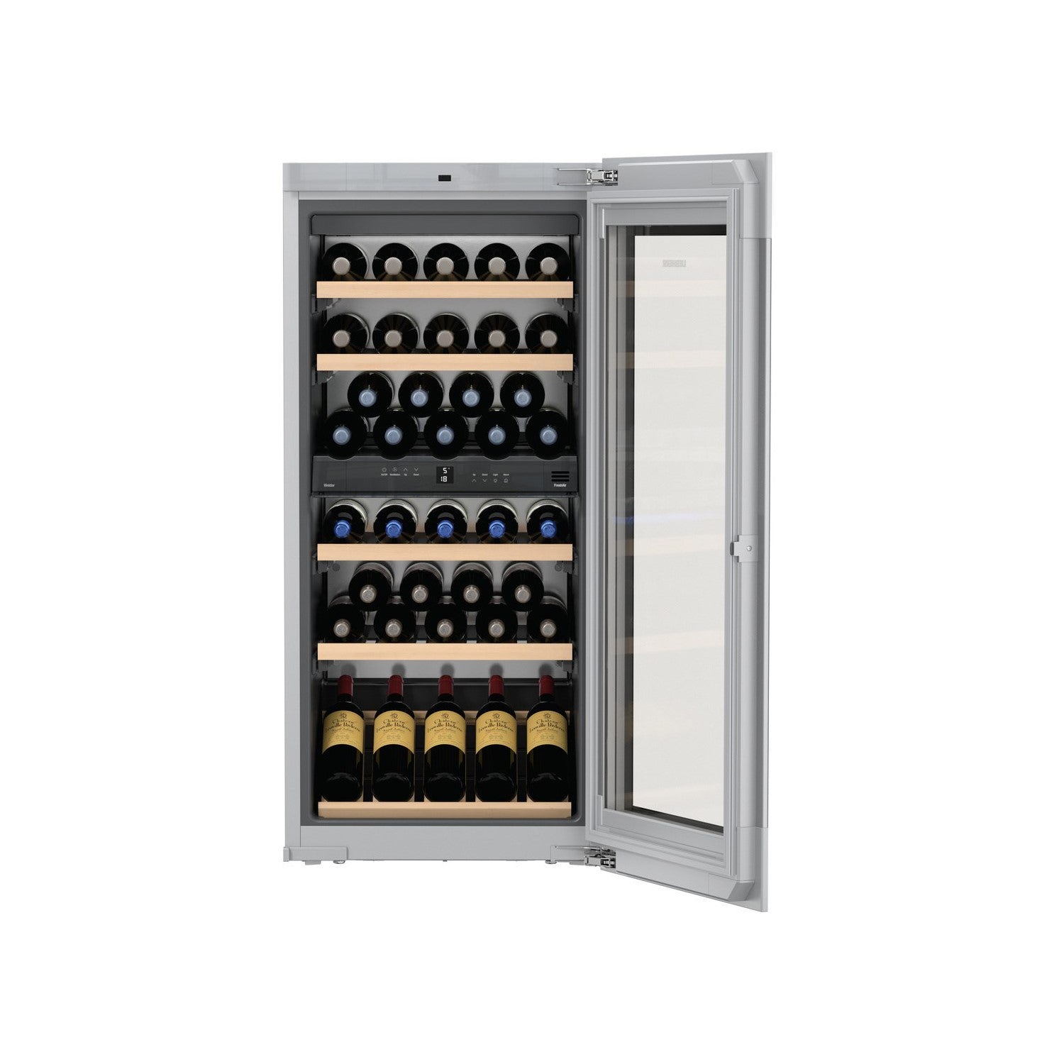 Liebherr Vinidor Dual Zone 51 Bottle Built-in Wine Cabinet - Black