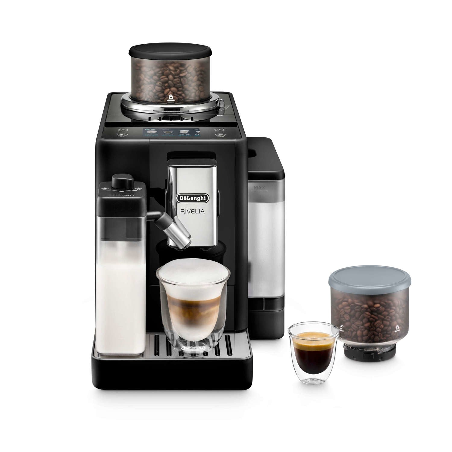 Delonghi EXAM440.55.B Rivelia Fully Automatic Bean to Cup Coffee Machine