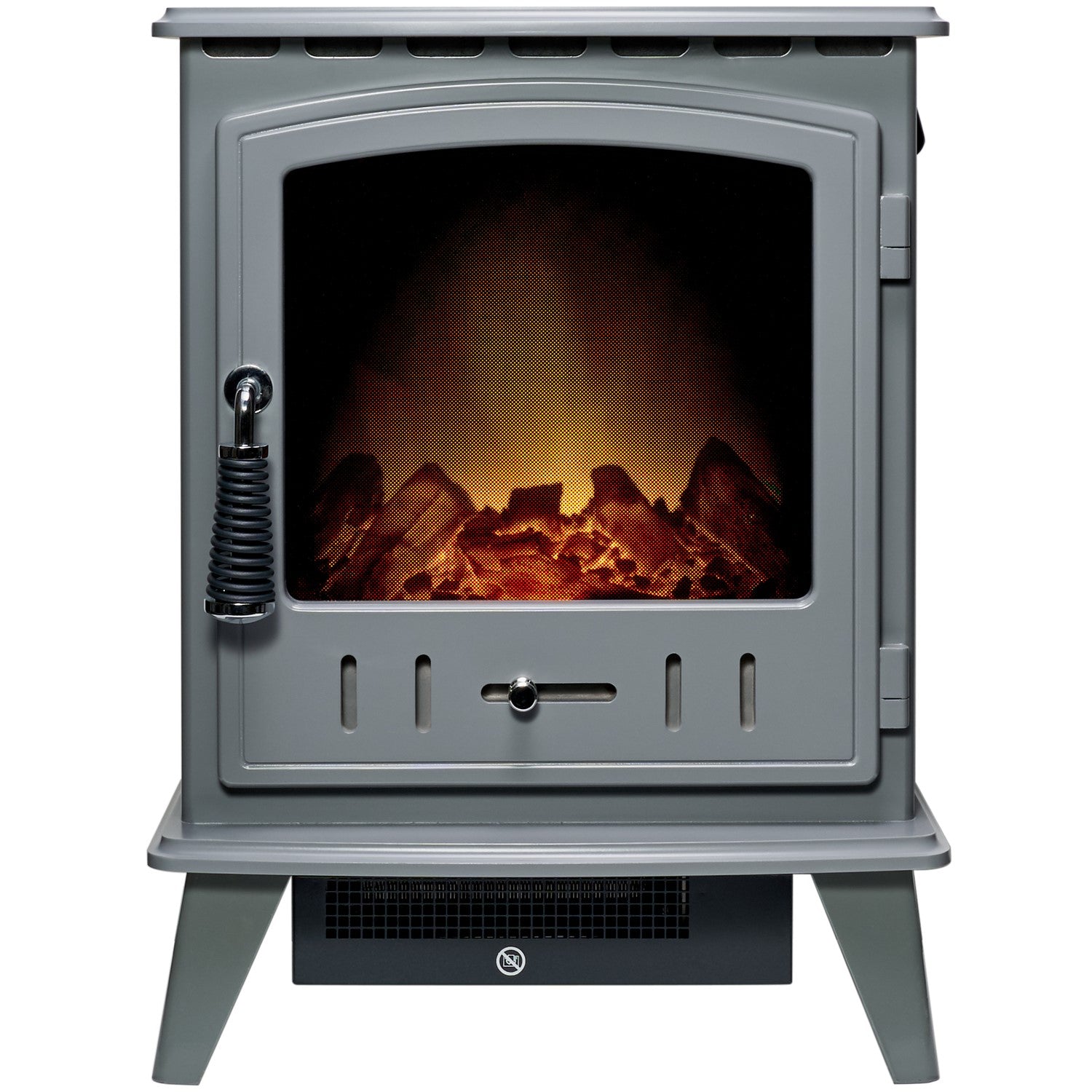 Adam Grey Electric Stove Fire - Aviemore