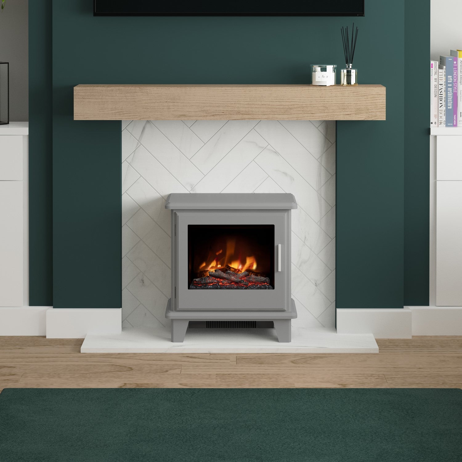 Be Modern Electric Stove in Dark Grey - Southgate