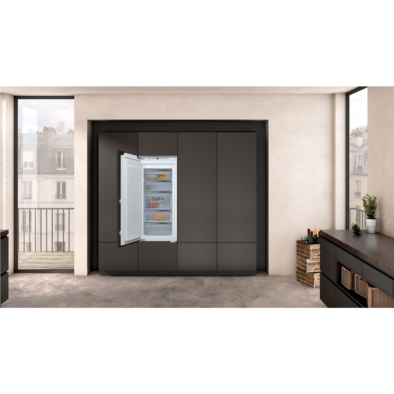 Neff N70 27 Litres Tall In-column Integrated Freezer