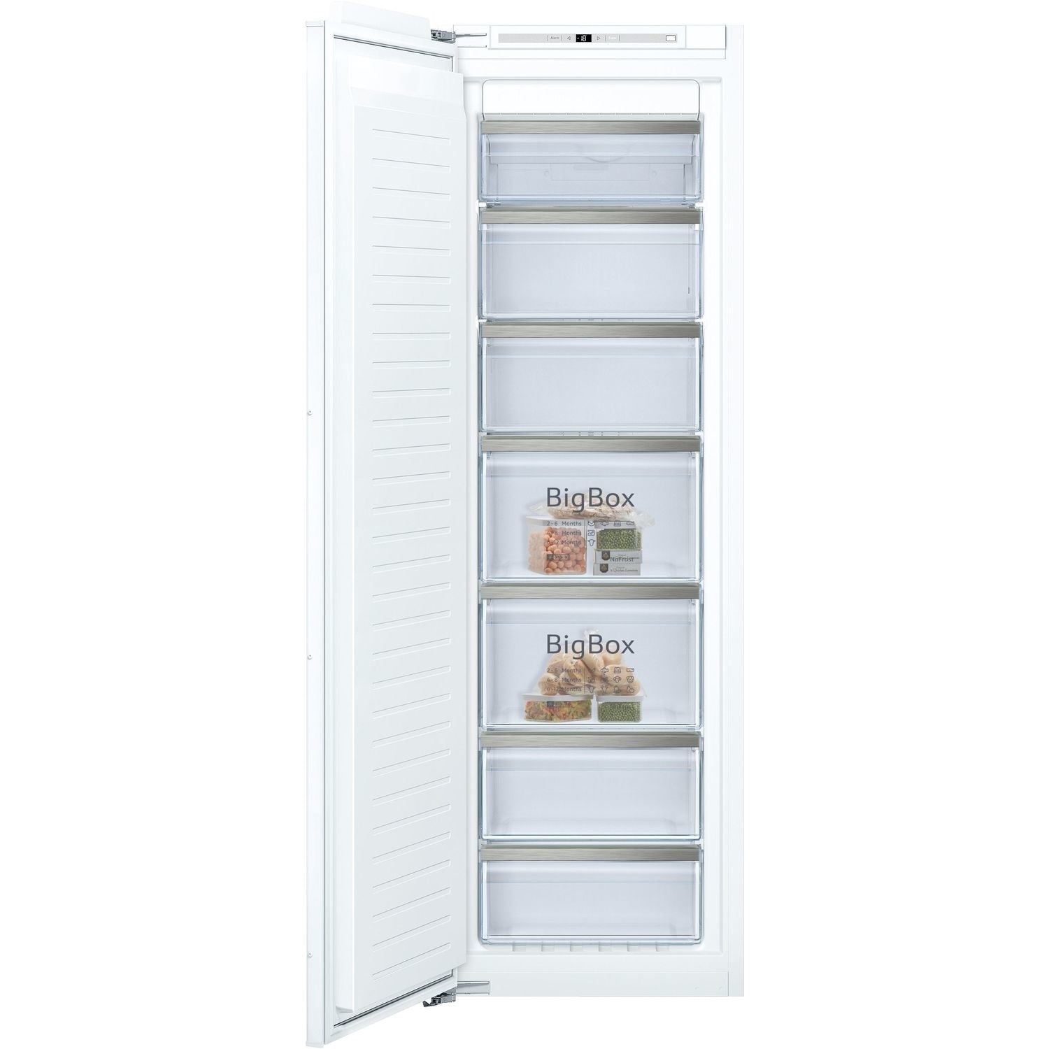 Refurbished Neff N70 GI7813EF0G Integrated 211 Litre Tall Frost Free Freezer