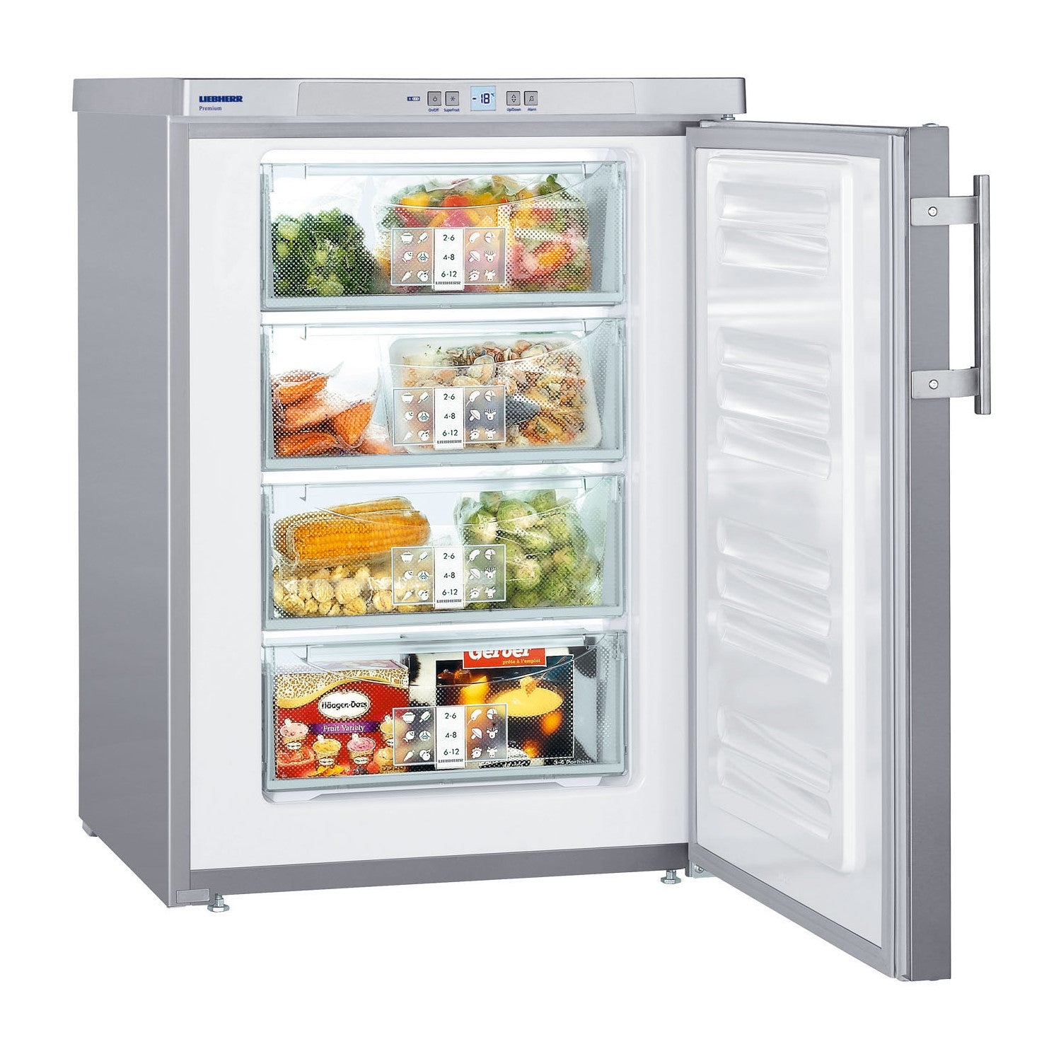 Liebherr 104 Litre Freestanding Upright Freezer - Stainless Steel