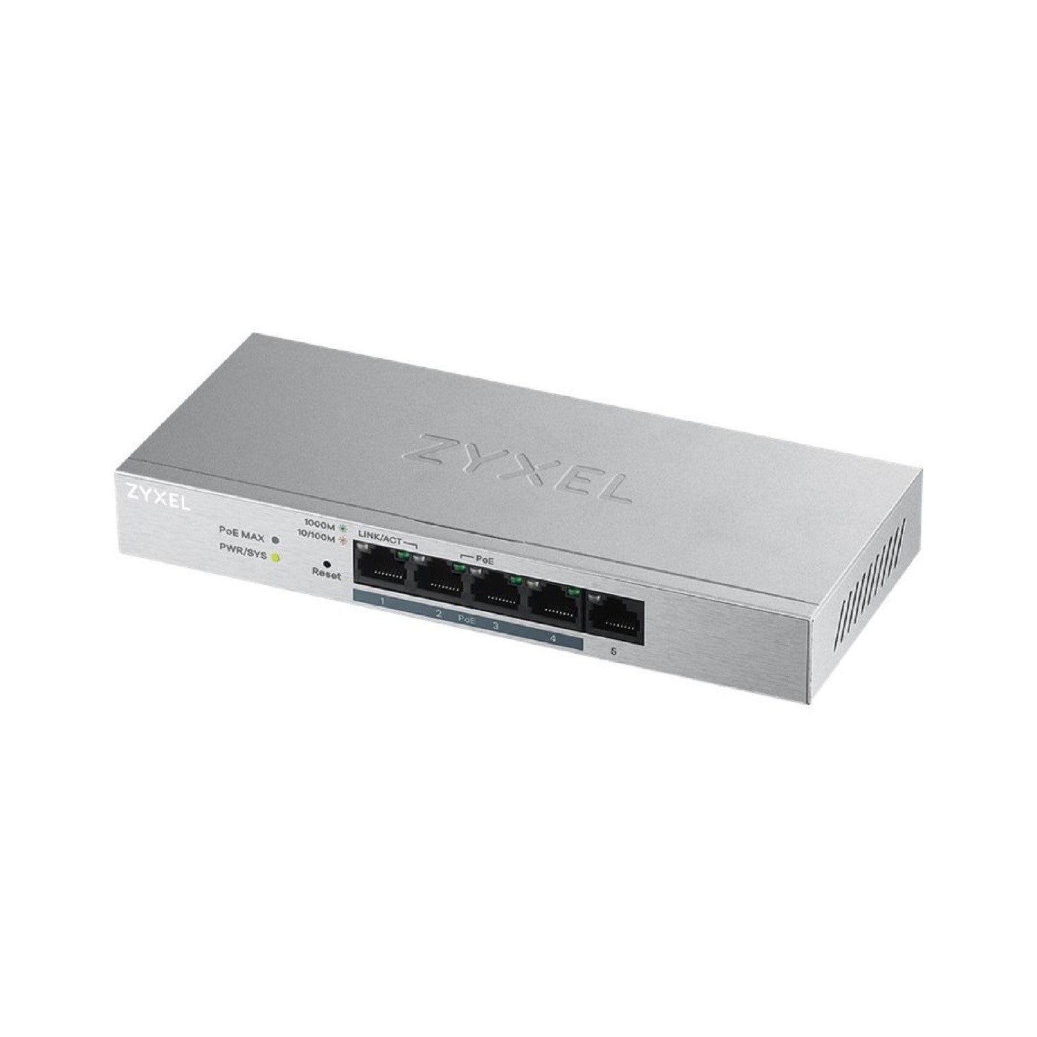 Zyxel GS1200-5HP v2 5-Port Managed Gigabit Desktop Switch