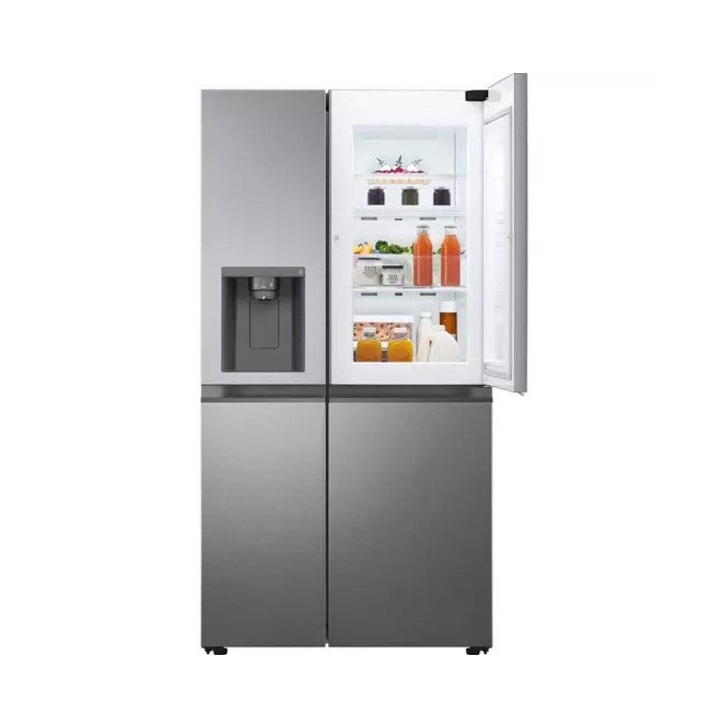 LG NatureFRESH 635 Litre American Fridge Freezer - Dark Graphite