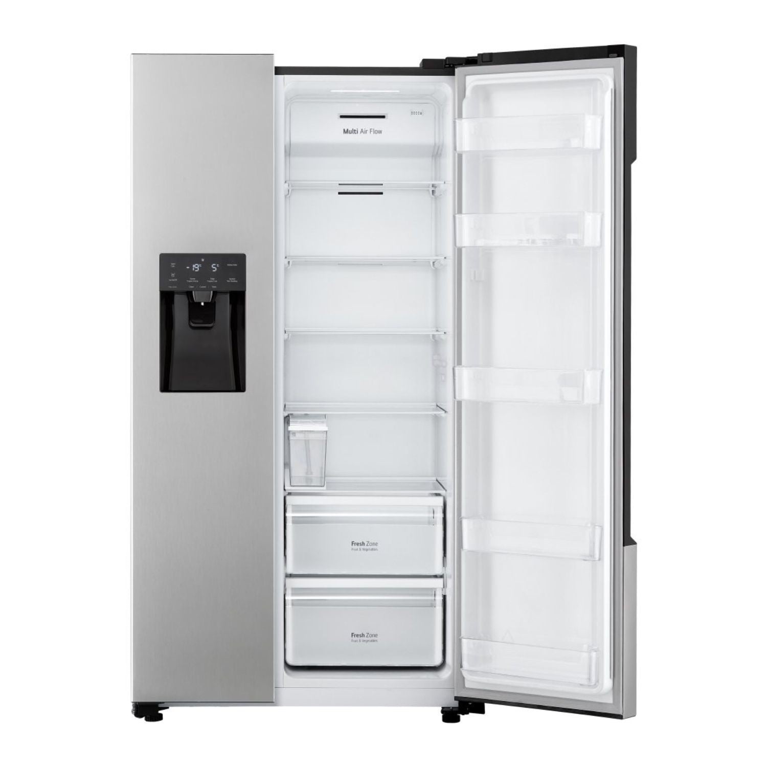 Refurbished LG GSM32HSBEH 562 Litre American Fridge Freezer Silver