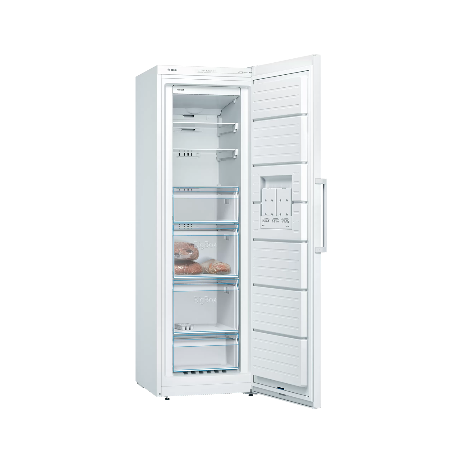 Bosch 242 Litre Freestanding Upright Freezer - White