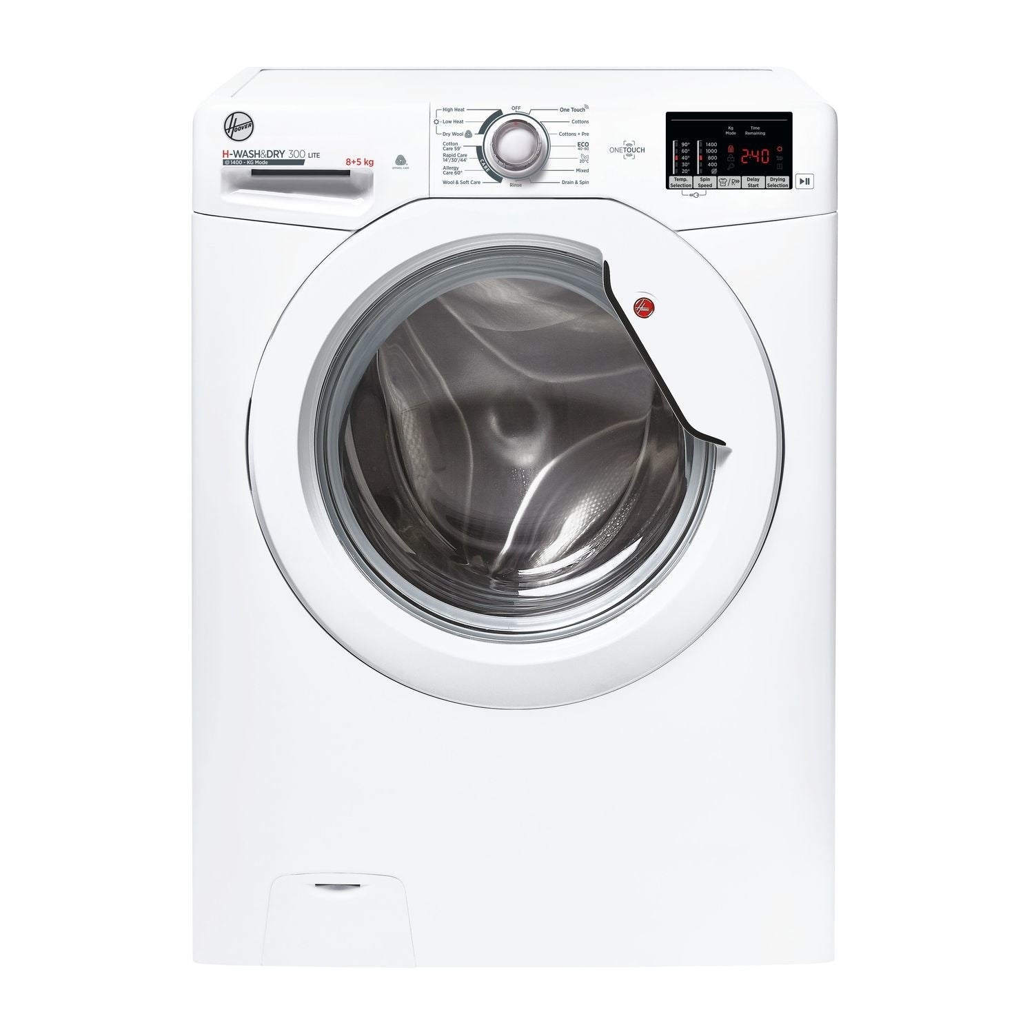 Hoover H-WASH 300 LITE 8kg Wash 5kg Dry 1400rpm Freestanding Washer Dryer - White