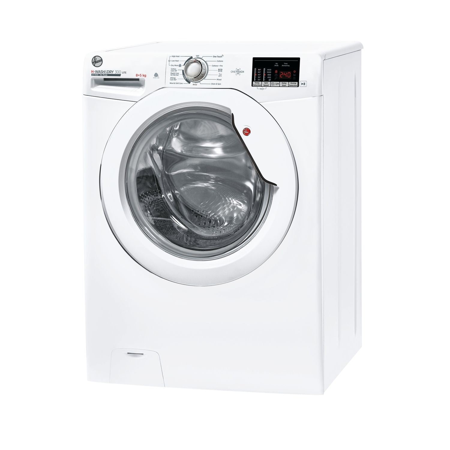 Hoover H-WASH 300 LITE 8kg Wash 5kg Dry 1400rpm Freestanding Washer Dryer - White