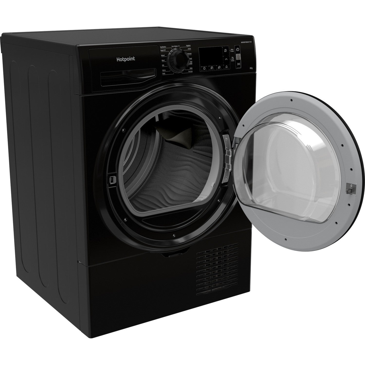 Hotpoint 8kg Freestanding Condenser Tumble Dryer - Black