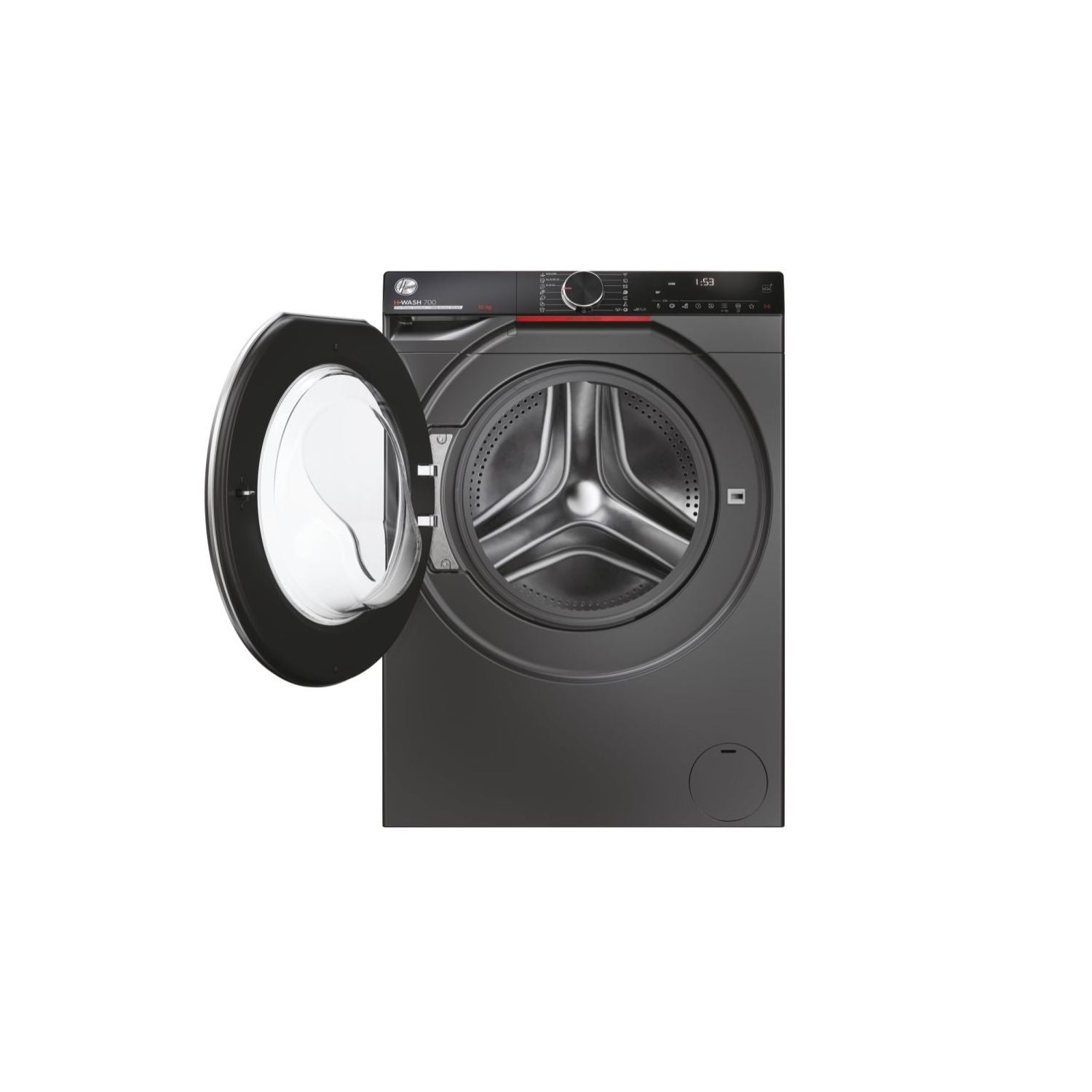 Hoover H-Wash 700 12kg 1400rpm Freestanding Washing Machine - Graphite