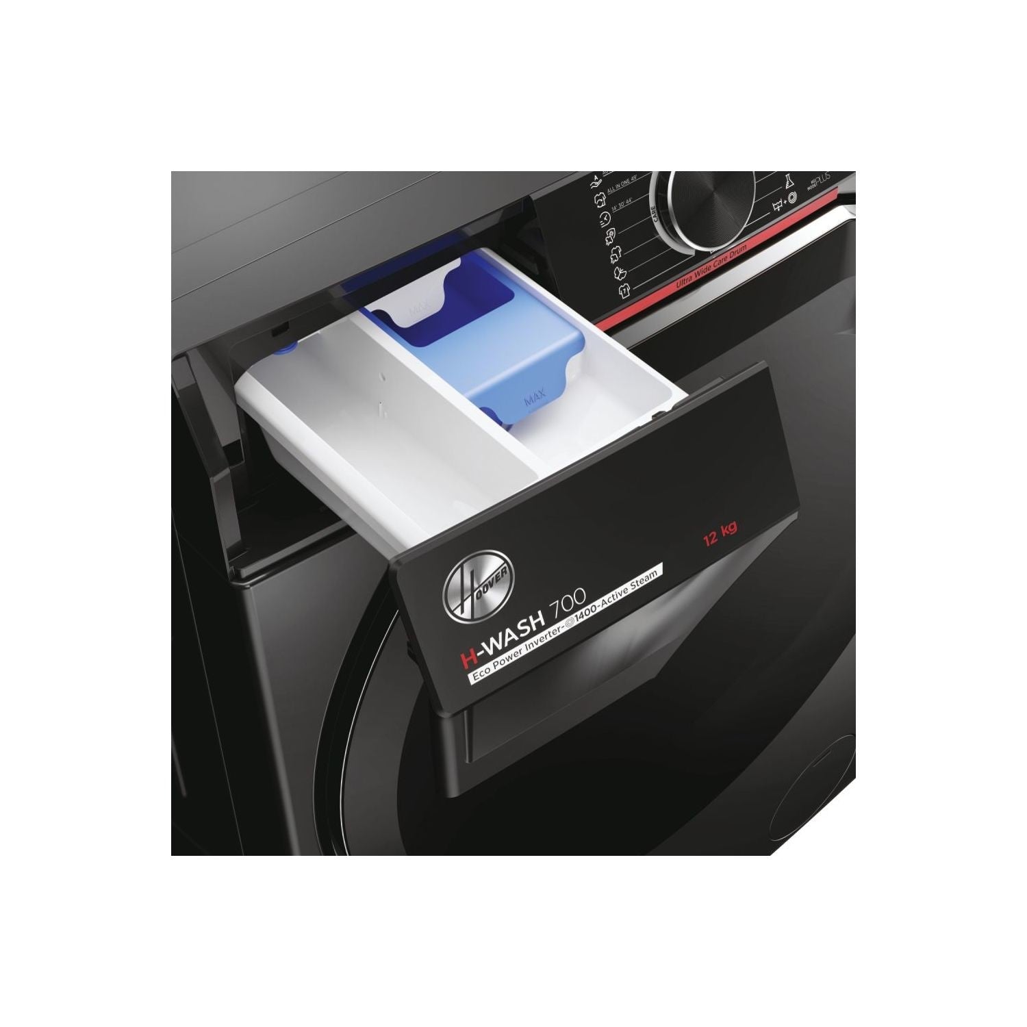 Hoover H-Wash 700 12kg 1400rpm Freestanding Washing Machine - Graphite