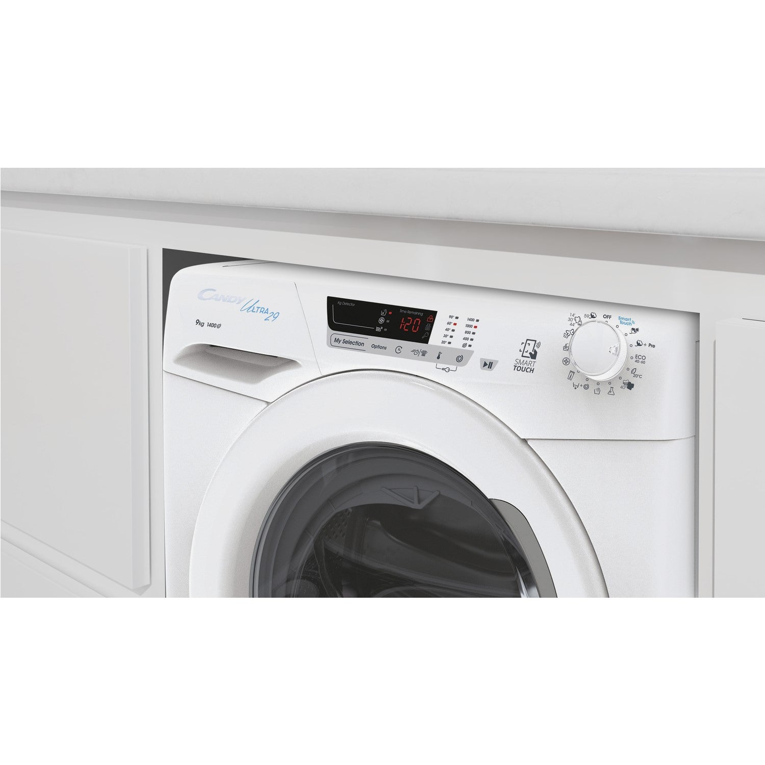 Candy Ultra 9kg 1400rpm Freestanding Washing Machine - White