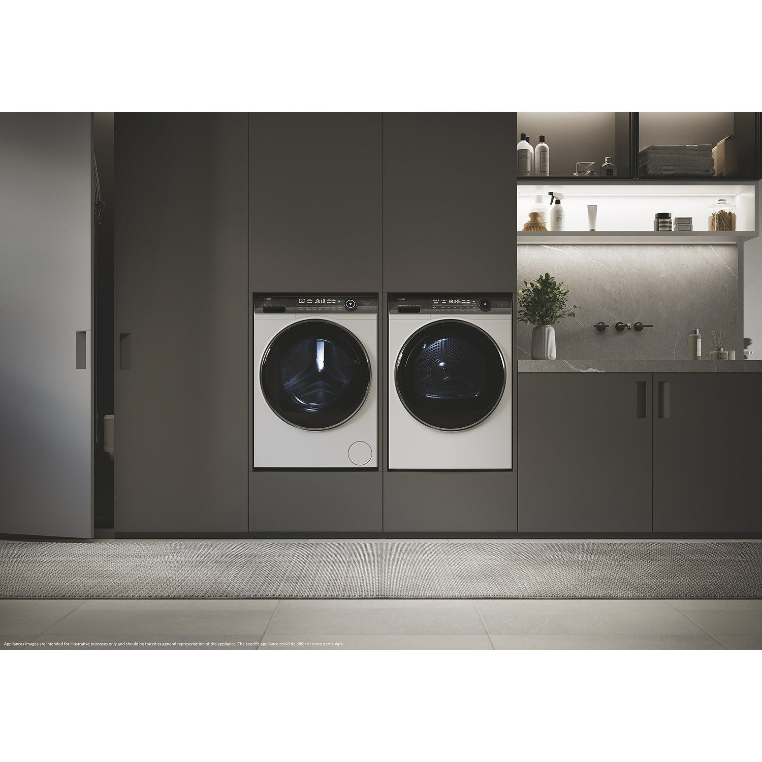 Haier 979 iPro Plus Series 3 9kg Freestanding Heat Pump Tumble Dryer - White 